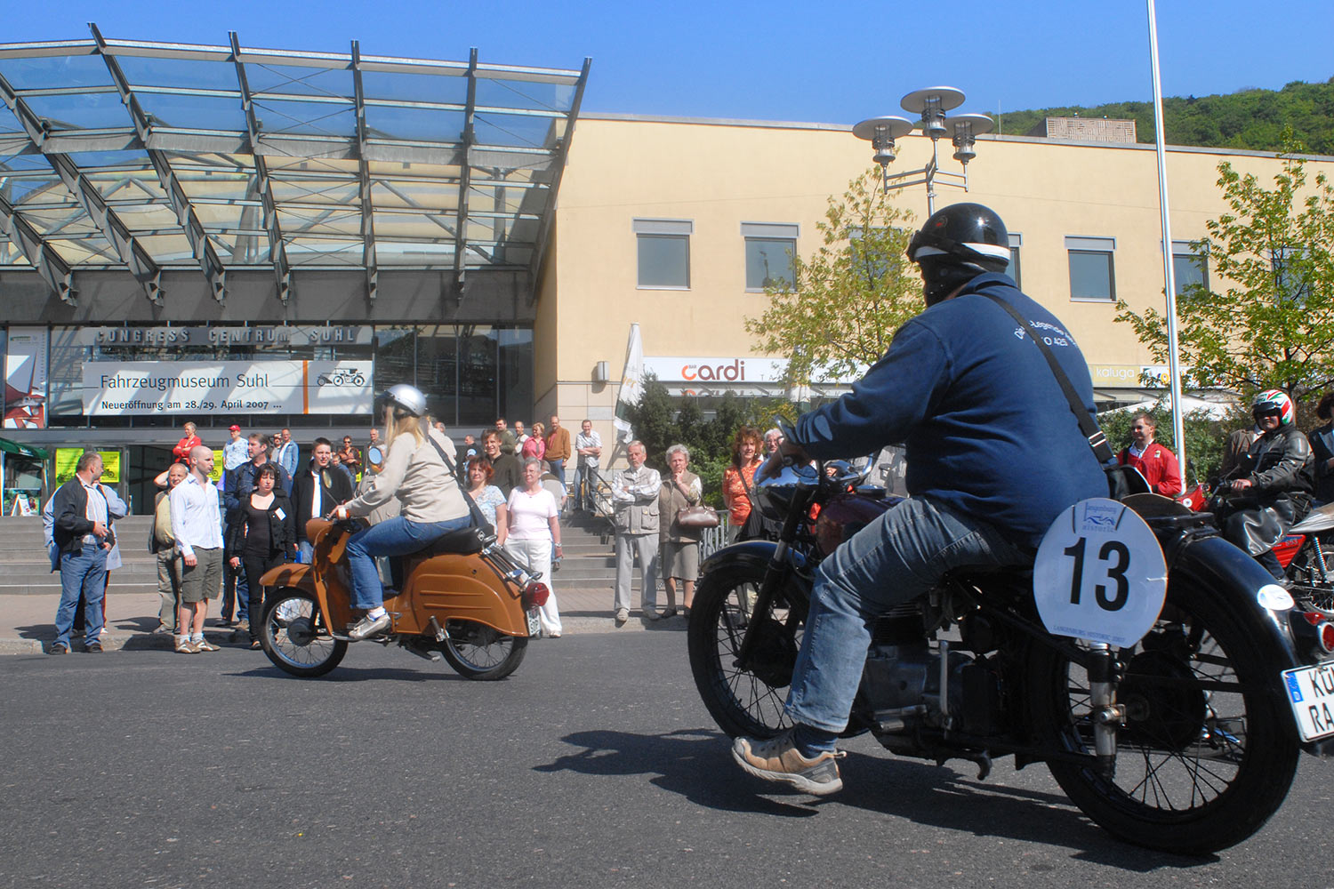 Fahrzeugmuseum Suhl Neueröffnung: Biker-Ausfahrt 29.04.2007 (Foto: Manuela Hahnebach)