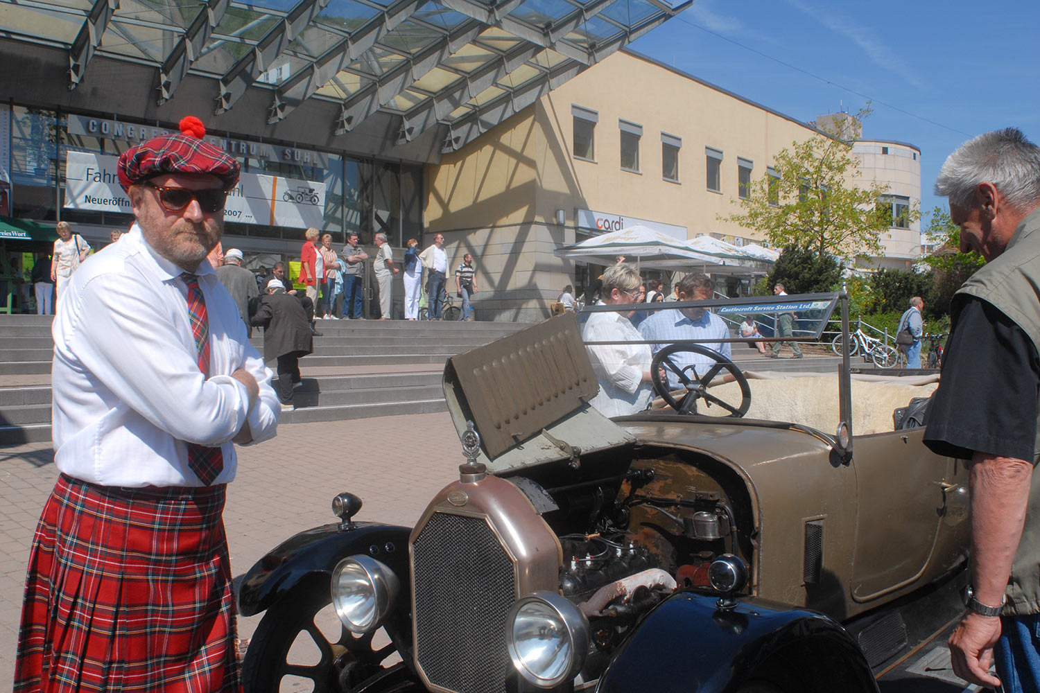 Fahrzeugmuseum Suhl Neueröffnung: Oldtimer-Treffen 29.04.2007 (Foto: Manuela Hahnebach)