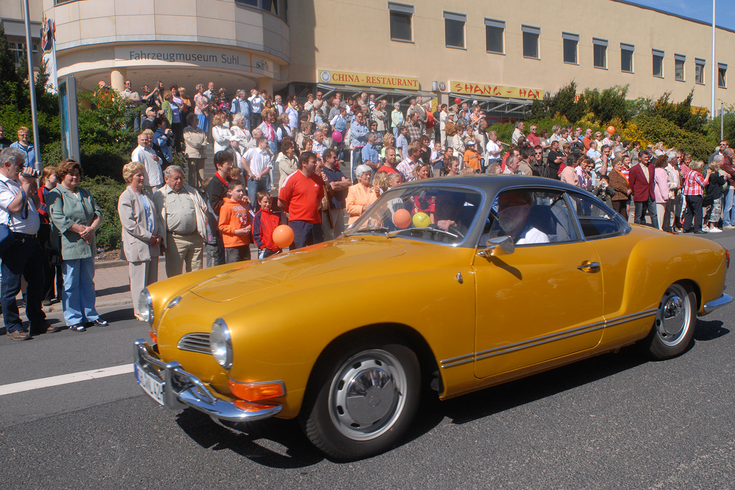 Fahrzeugmuseum Suhl Neueröffnung: Korso durch Suhl 29.04.2007 (Foto: Manuela Hahnebach)