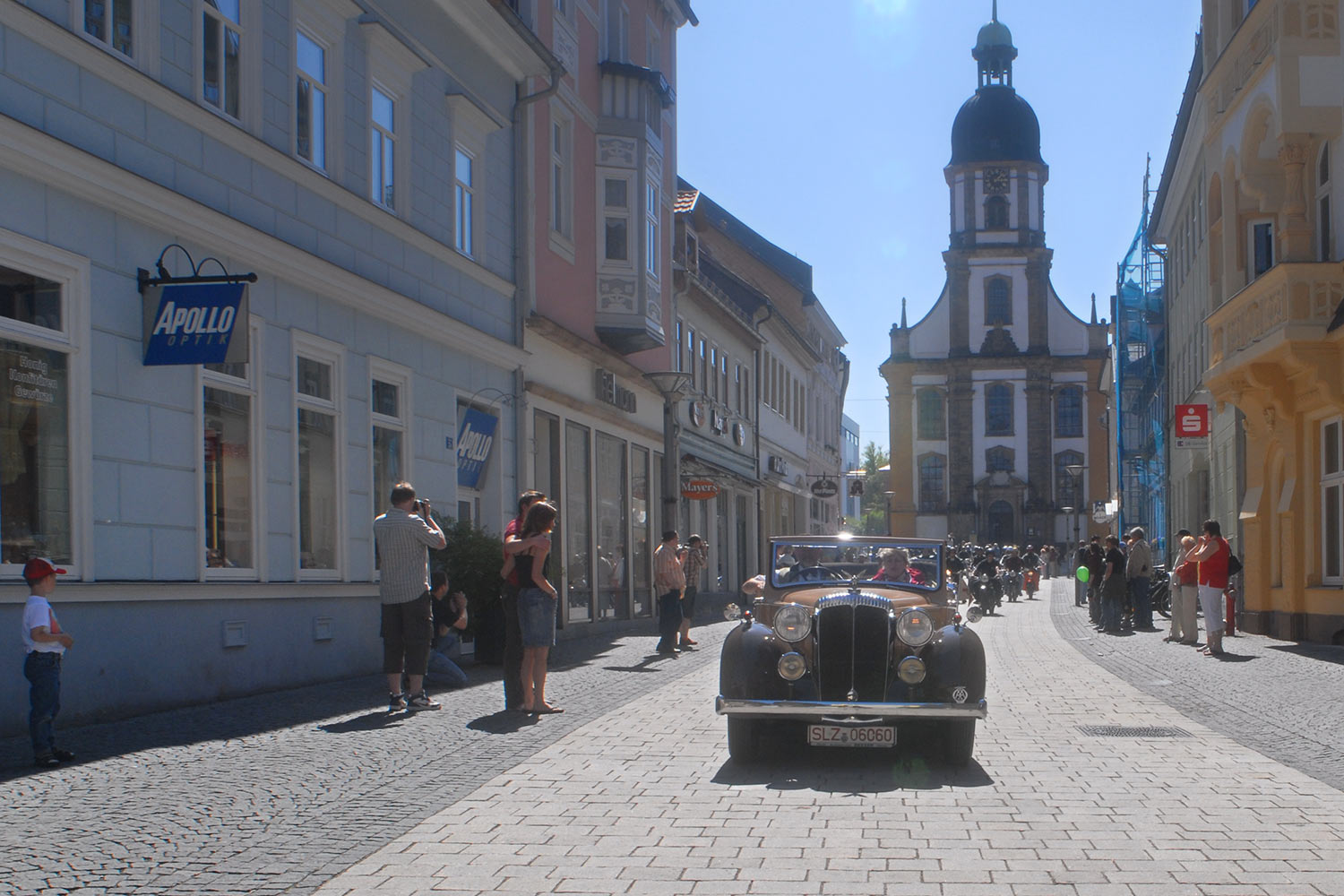 Fahrzeugmuseum Suhl Neueröffnung: Korso durch Suhl 29.04.2007 (Foto: Manuela Hahnebach)