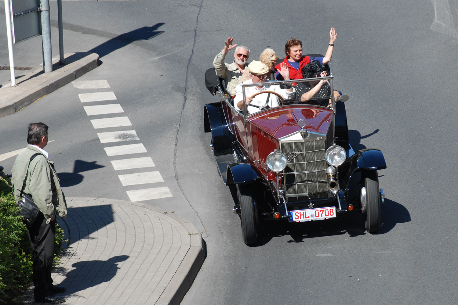 Fahrzeugmuseum Suhl Neueröffnung: Korso durch Suhl 29.04.2007 (Foto: Manuela Hahnebach)