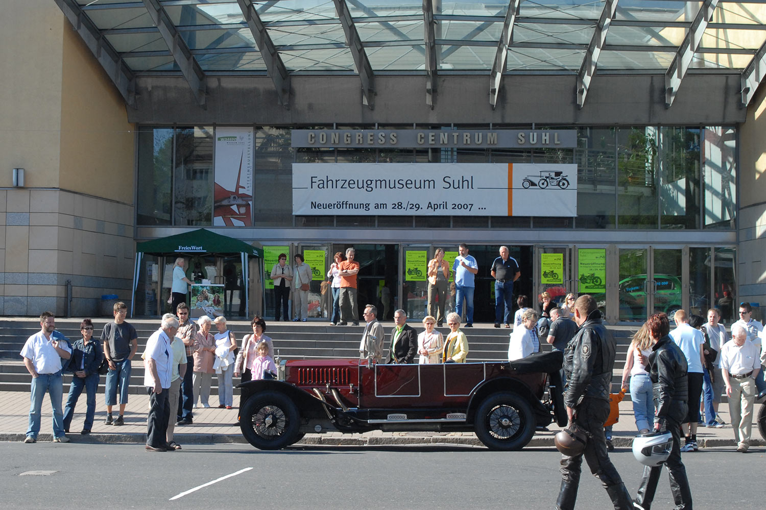 Fahrzeugmuseum Suhl Neueröffnung: Oldtimer-Treffen 29.04.2007 (Foto: Manuela Hahnebach)
