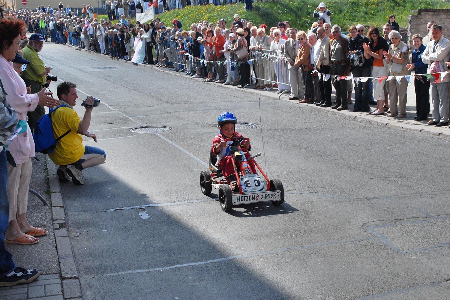 Fahrzeugmuseum Suhl Neueröffnung: Seifenkisten-Rennen 29.04.2007 (Foto: Manuela Hahnebach)