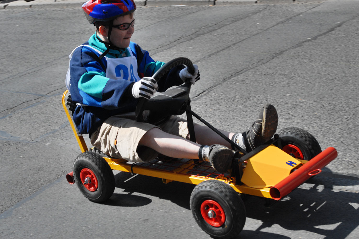 Fahrzeugmuseum Suhl Neueröffnung: Seifenkisten-Rennen 29.04.2007 (Foto: Manuela Hahnebach)