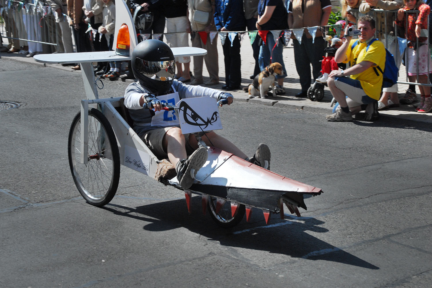 Fahrzeugmuseum Suhl Neueröffnung: Seifenkisten-Rennen 29.04.2007 (Foto: Manuela Hahnebach)