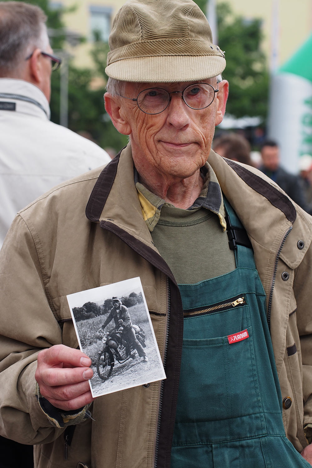 Jubiläumstreffen Suhl 2015: 65 Jahre AWO - 60 Jahre Simson SR1 - 40 Jahre Simson S50: Bernd Maywald (Zerbst) (Foto: Manuela Hahnebach)