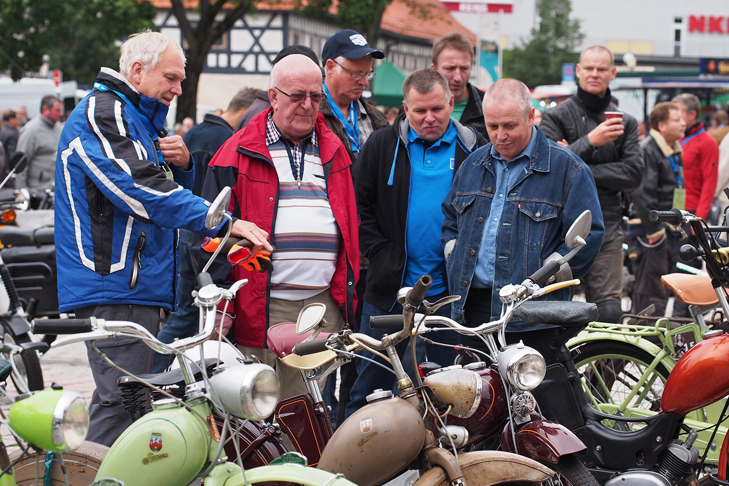 Jubiläumstreffen Suhl 2015: 65 Jahre AWO - 60 Jahre Simson SR1 - 40 Jahre Simson S50 (Foto: Manuela Hahnebach)