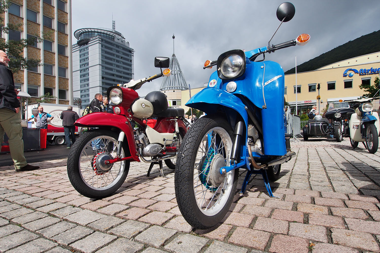 Jubiläumstreffen Suhl 2015: 65 Jahre AWO - 60 Jahre Simson SR1 - 40 Jahre Simson S50 (Foto: Manuela Hahnebach)