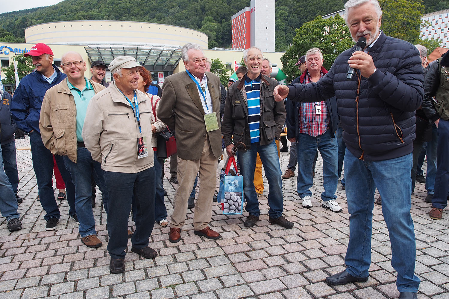 Jubiläumstreffen Suhl 2015: 65 Jahre AWO - 60 Jahre Simson SR1 - 40 Jahre Simson S50: Simson-Veteranen, Joachim Scheibe (Foto: Manuela Hahnebach)