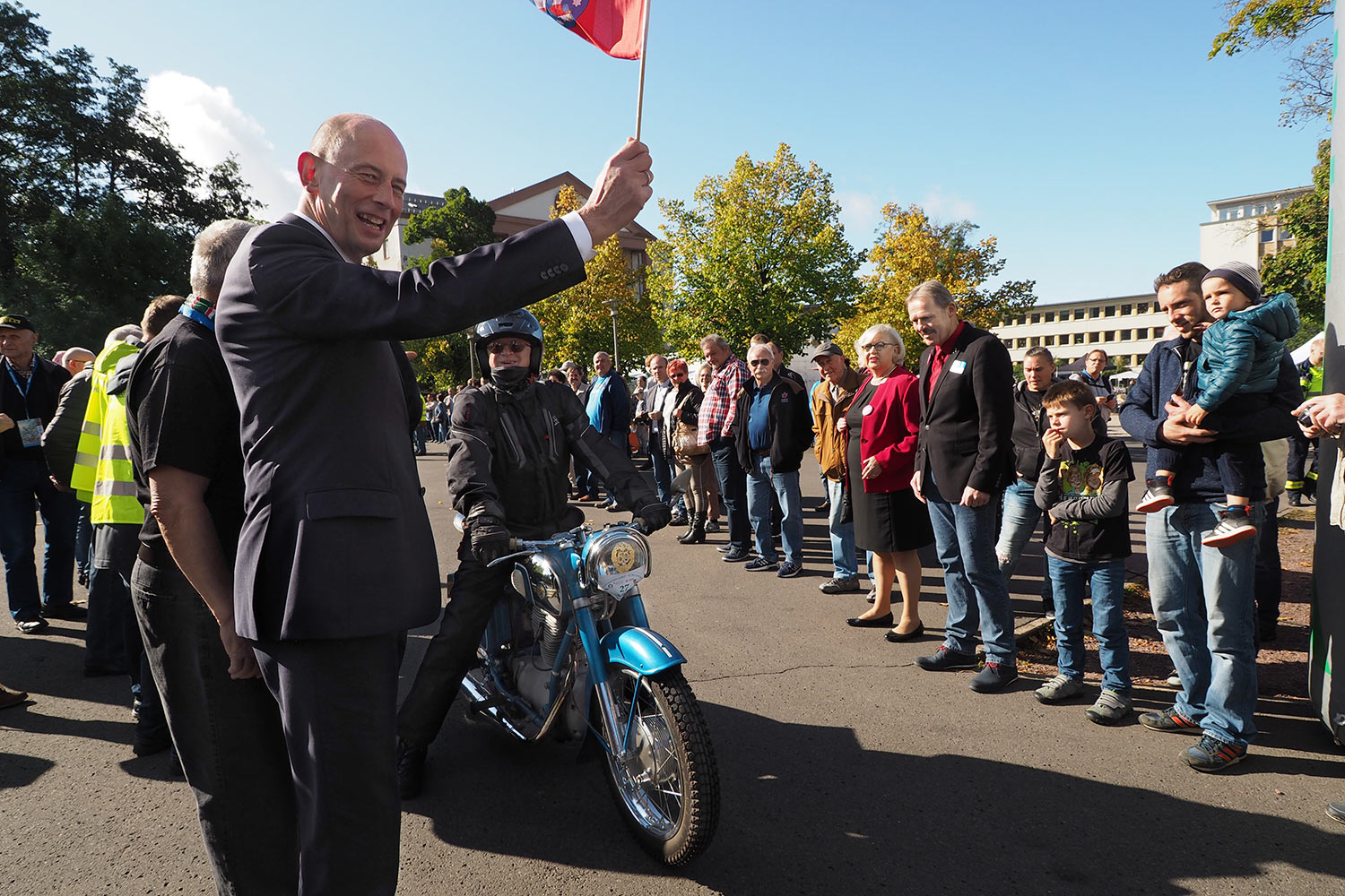 Motorrad-Oldtimerfahrt Suhl 16.09.2017 (Foto: Manuela Hahnebach)