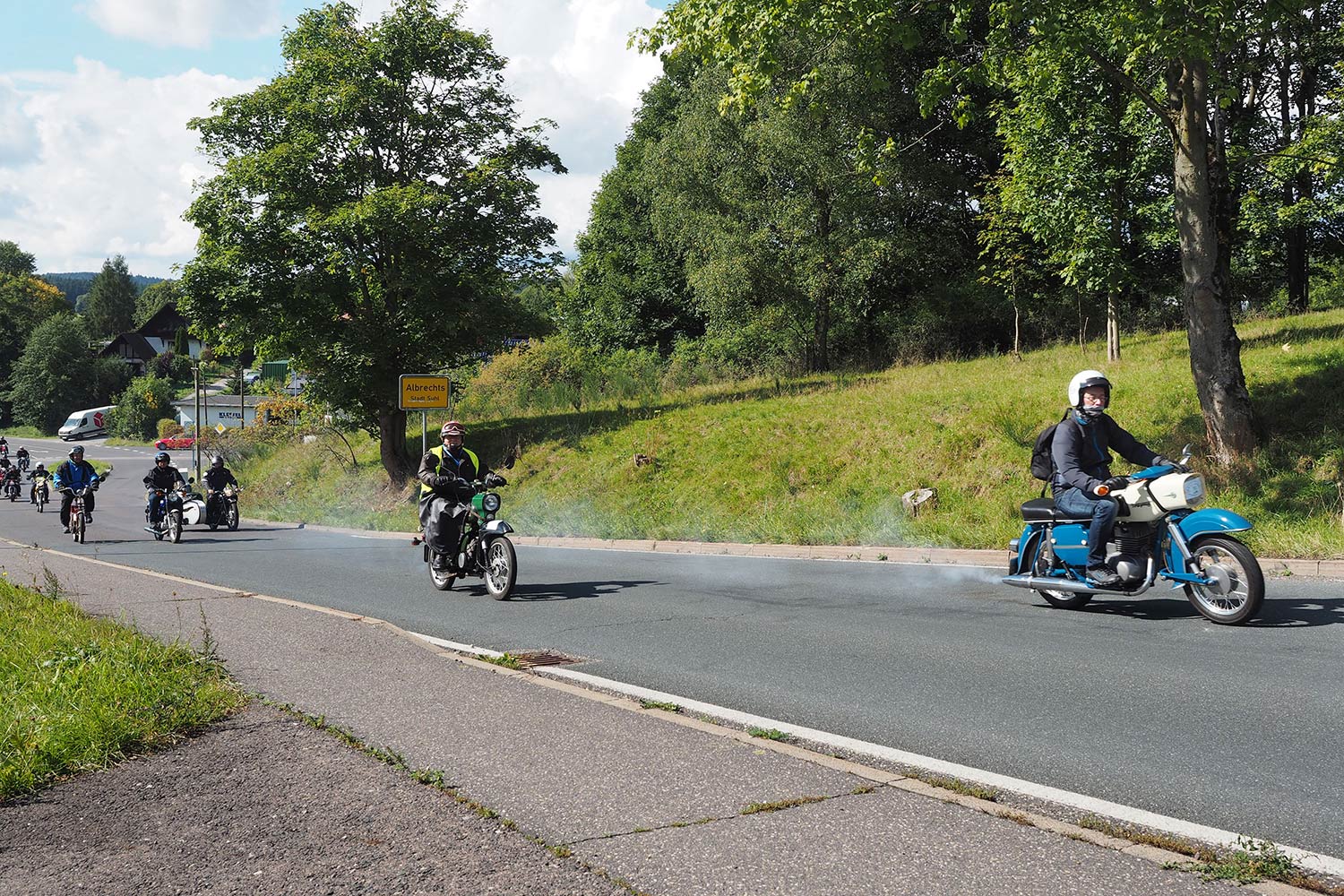 Motorrad-Oldtimerfahrt Suhl 16.09.2017 (Foto: Manuela Hahnebach)