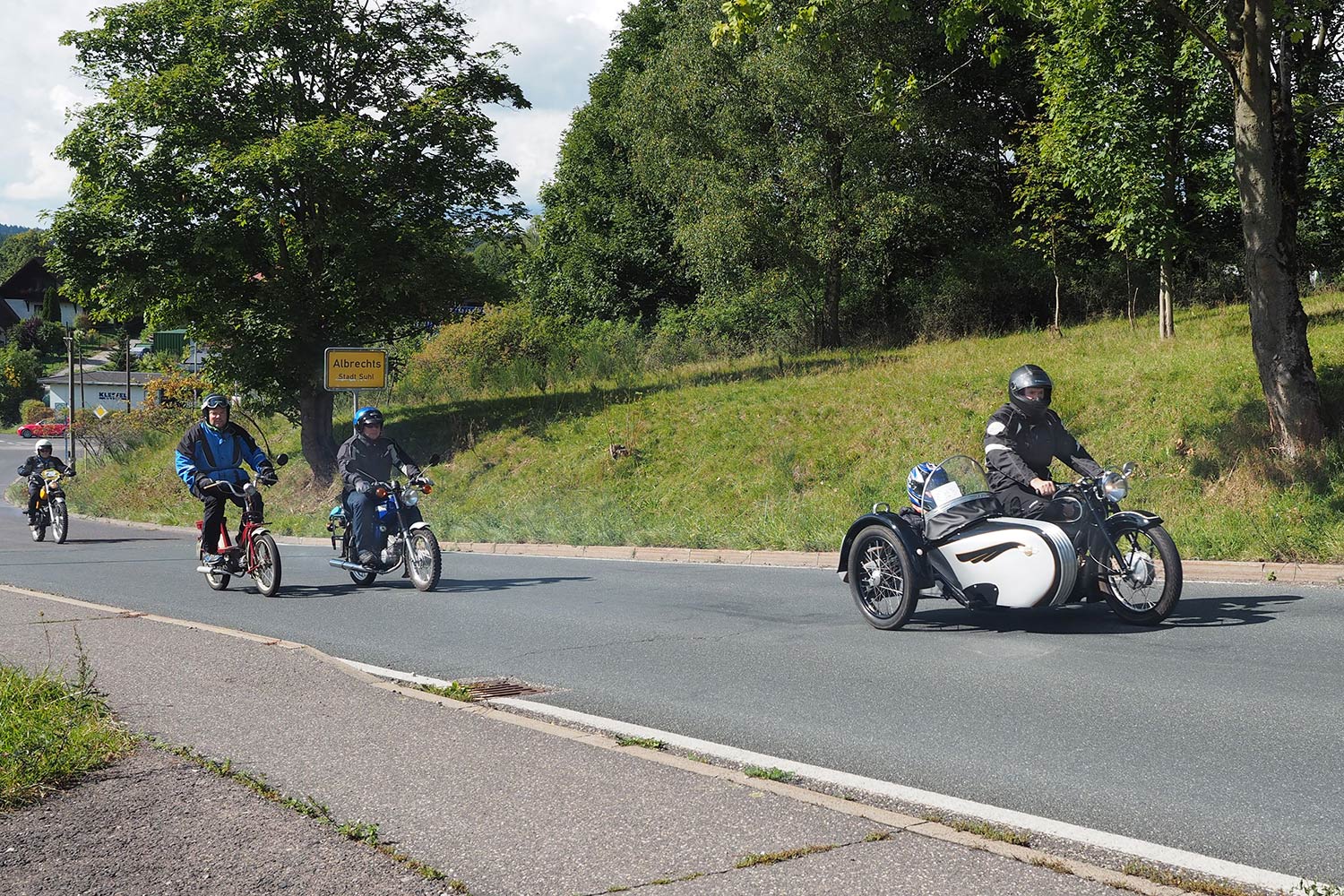 Motorrad-Oldtimerfahrt Suhl 16.09.2017 (Foto: Manuela Hahnebach)