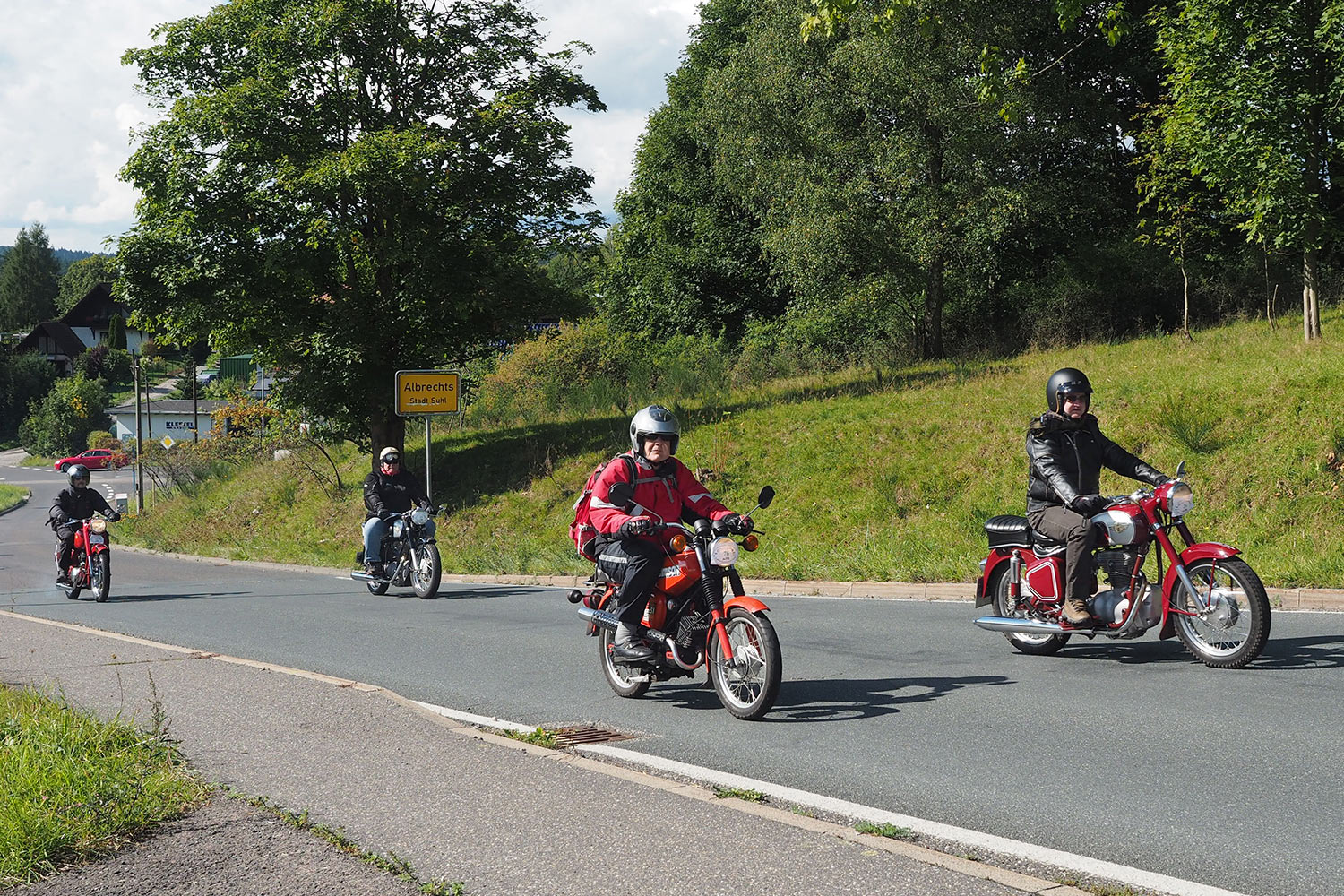 Motorrad-Oldtimerfahrt Suhl 16.09.2017 (Foto: Manuela Hahnebach)