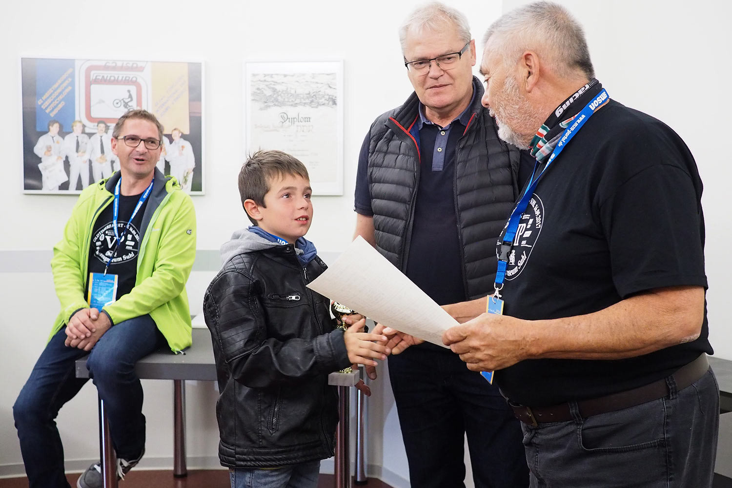 Motorrad-Oldtimerfahrt Suhl 16.09.2017: Siegerehrung (Foto: Manuela Hahnebach)