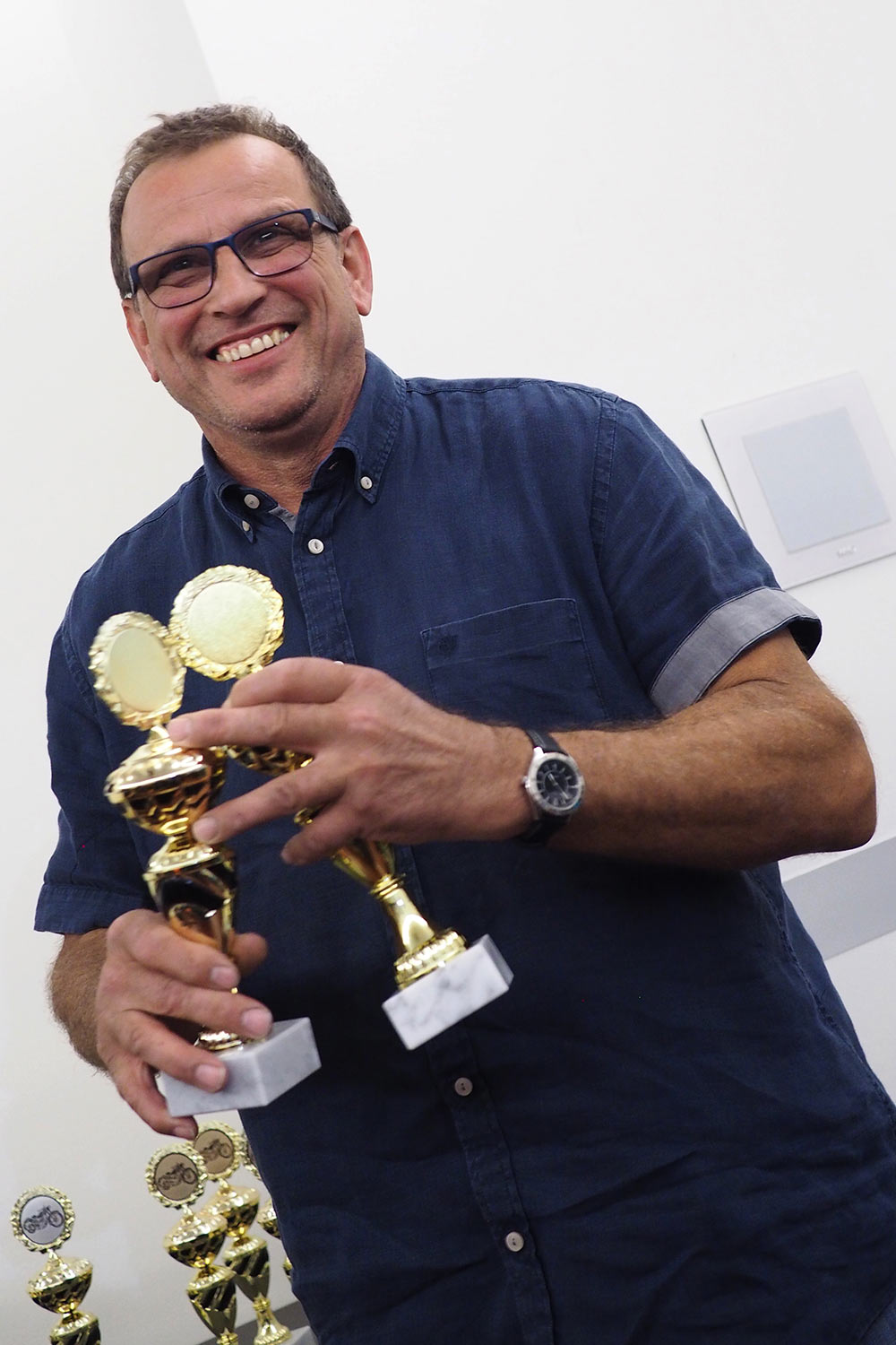 Motorrad-Oldtimerfahrt Suhl 16.09.2017: Siegerehrung (Foto: Manuela Hahnebach)