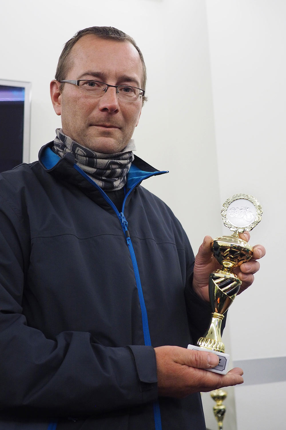 Motorrad-Oldtimerfahrt Suhl 16.09.2017: Siegerehrung (Foto: Manuela Hahnebach)