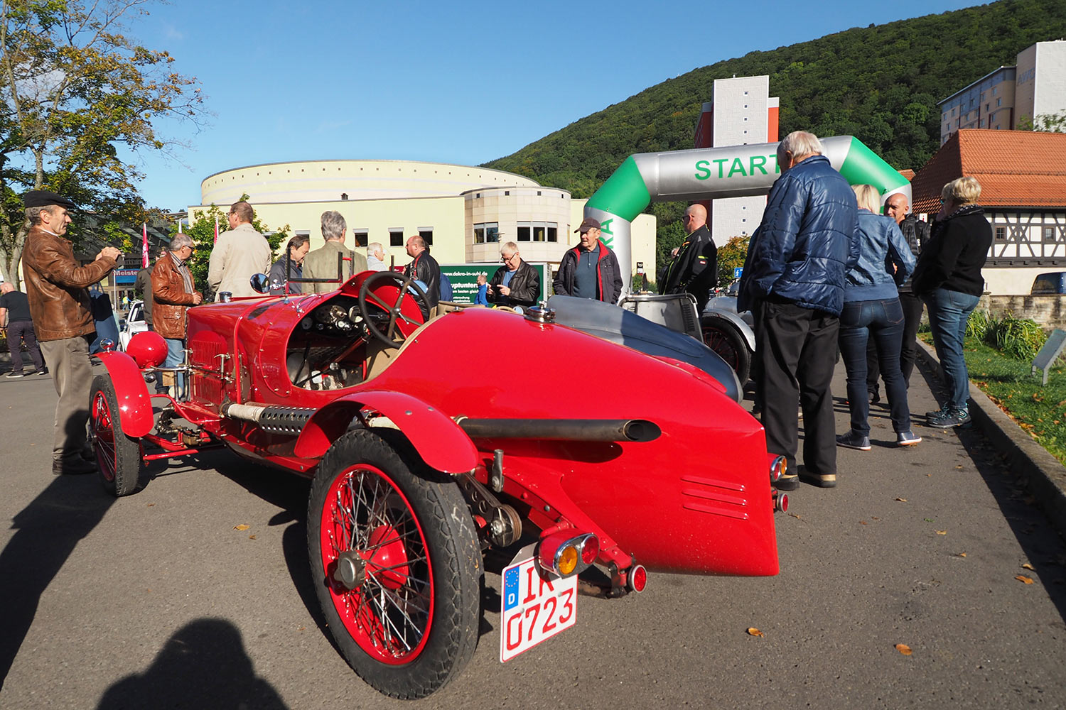 Motorrad-Oldtimerfahrt Suhl 16.09.2017: historische Rennwagen (Foto: Manuela Hahnebach)