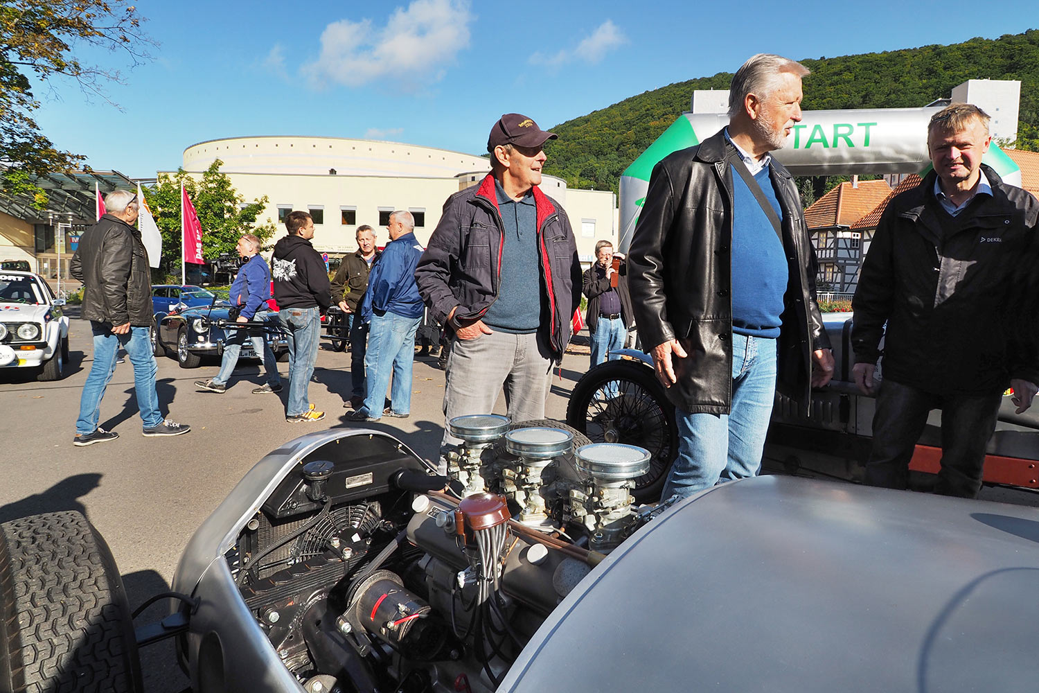 Motorrad-Oldtimerfahrt Suhl 16.09.2017: Greifzu-Rennwagen-Nachbau (Foto: Manuela Hahnebach)