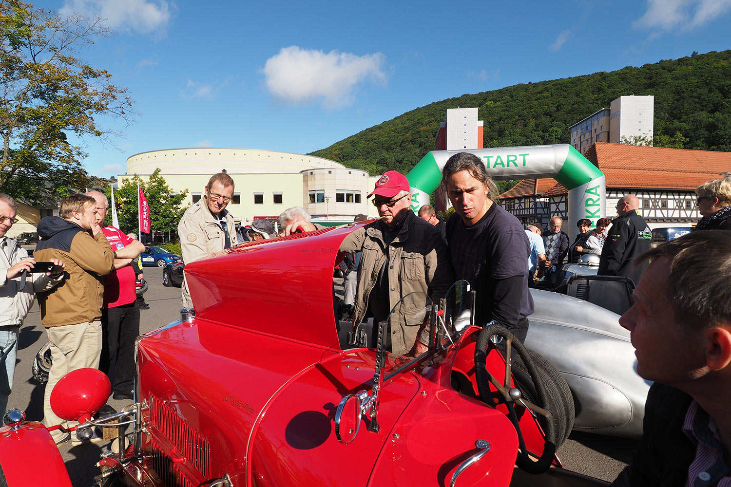 Motorrad-Oldtimerfahrt Suhl 16.09.2017: historische Rennwagen (Foto: Manuela Hahnebach)