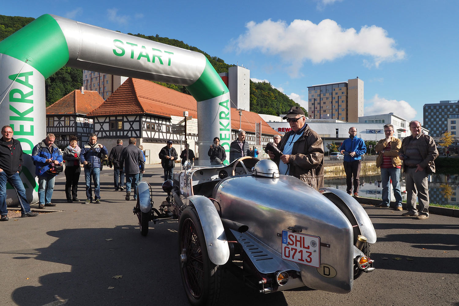 Motorrad-Oldtimerfahrt Suhl 16.09.2017: historische Rennwagen (Foto: Manuela Hahnebach)