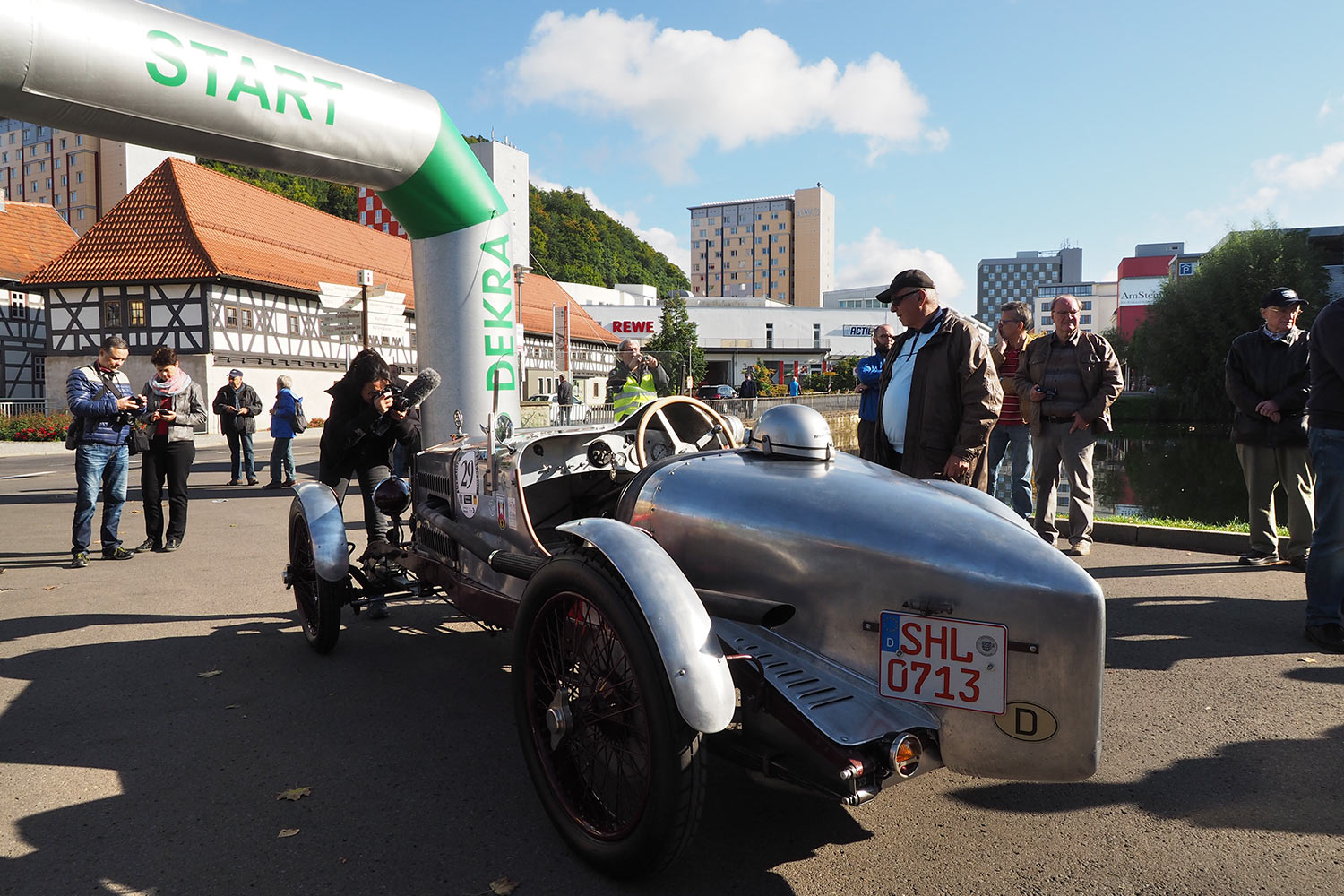 Motorrad-Oldtimerfahrt Suhl 16.09.2017: historische Rennwagen (Foto: Manuela Hahnebach)