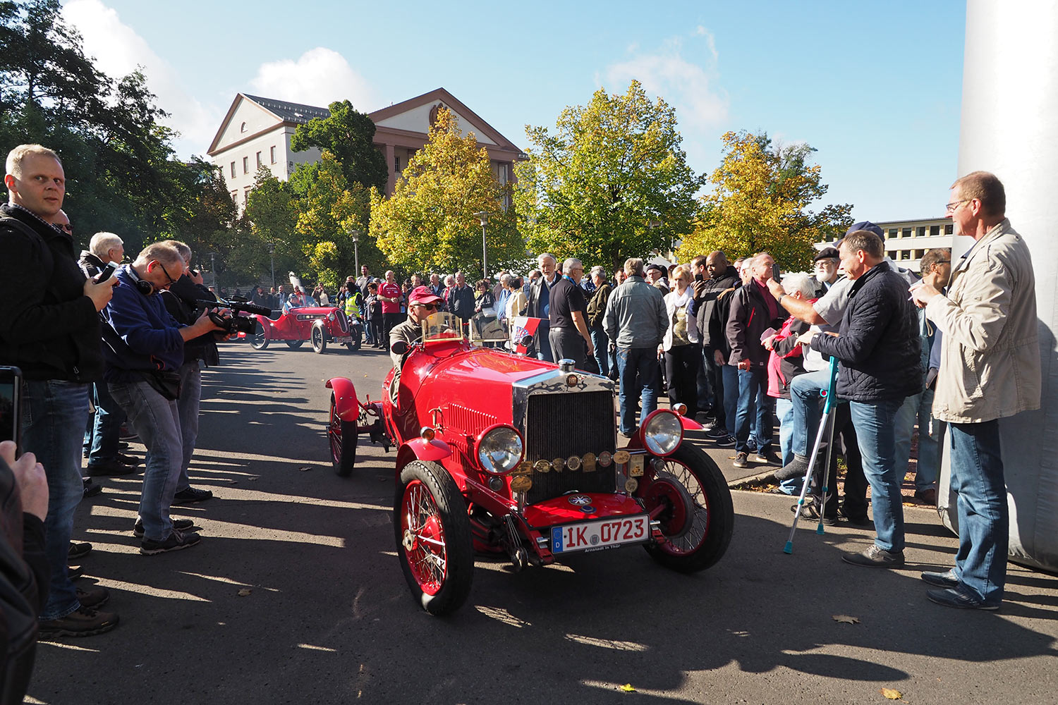 Motorrad-Oldtimerfahrt Suhl 16.09.2017: historische Rennwagen (Foto: Manuela Hahnebach)