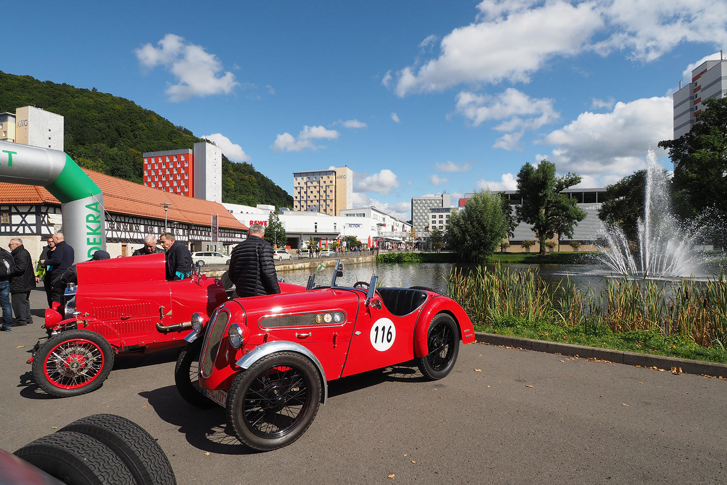 Motorrad-Oldtimerfahrt Suhl 16.09.2017: historische Rennwagen (Foto: Manuela Hahnebach)