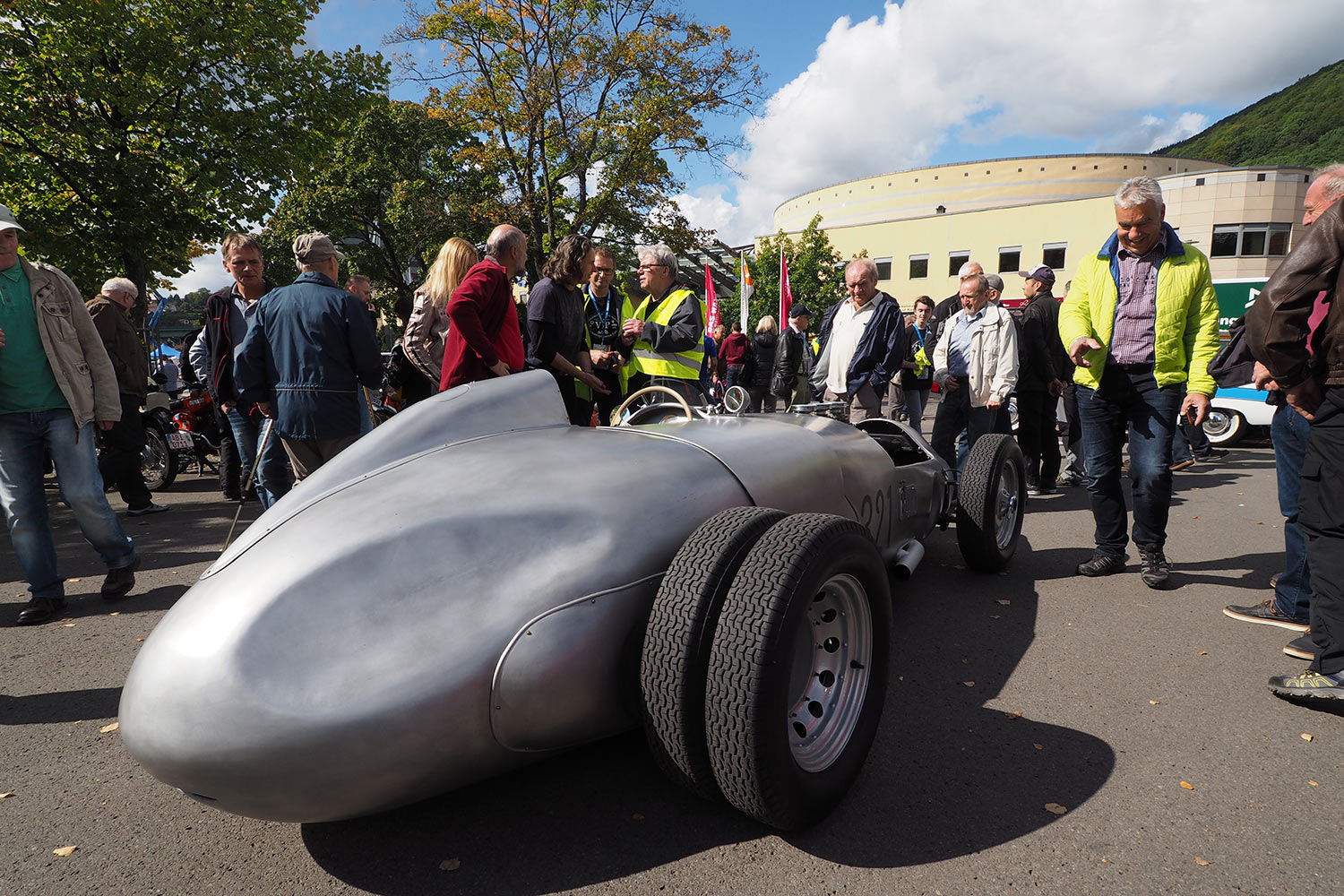 Motorrad-Oldtimerfahrt Suhl 16.09.2017: Greifzu-Rennwagen-Nachbau (Foto: Manuela Hahnebach)