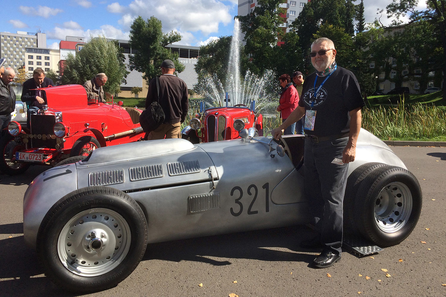 Motorrad-Oldtimerfahrt Suhl 16.09.2017: Greifzu-Rennwagen-Nachbau (Foto: Manuela Hahnebach)