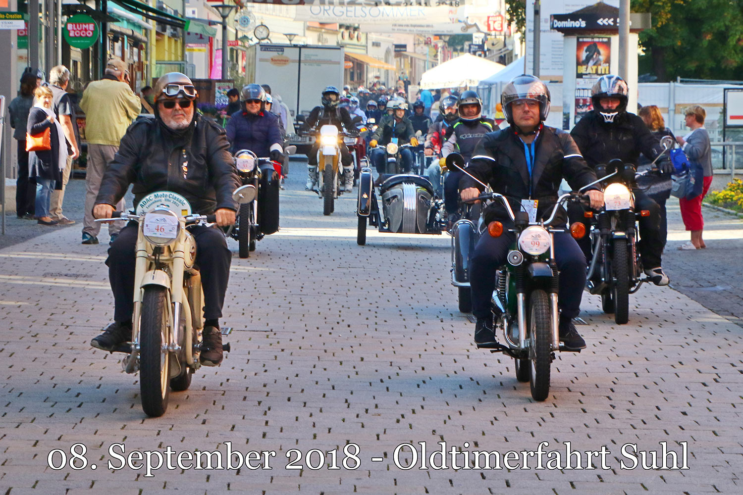 Motorrad-Oldtimerfahrt Suhl 08.09.2018 (Foto: Sigismund Gaßert)
