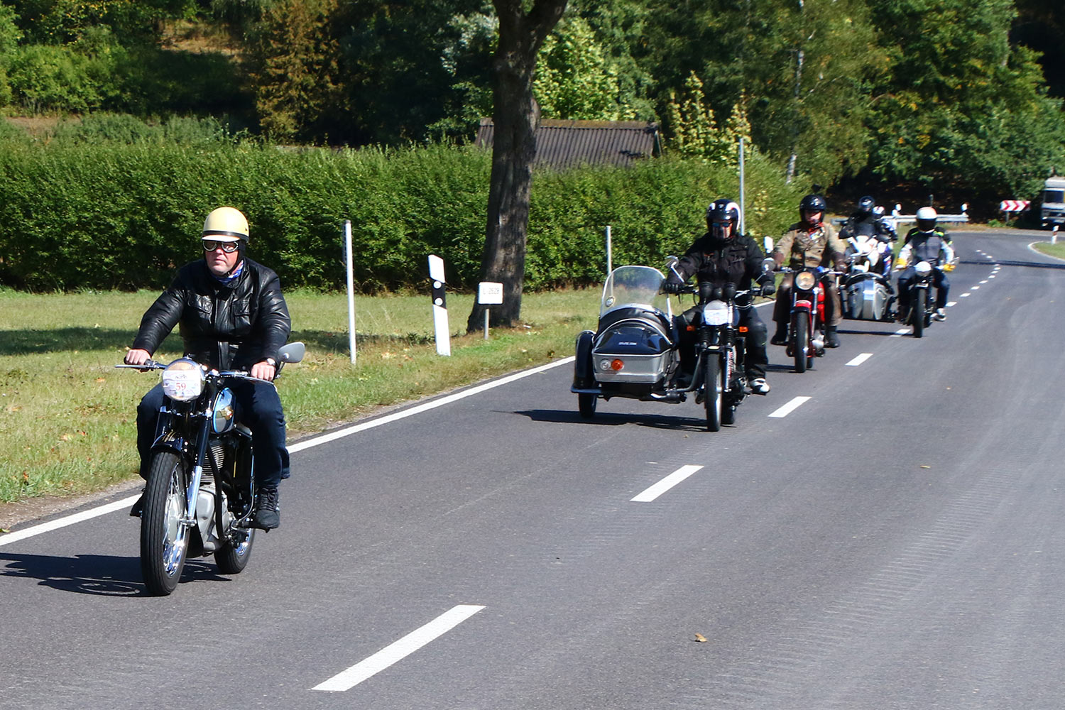 Motorrad-Oldtimerfahrt Suhl 08.09.2018 (Foto: Sigismund Gaßert)