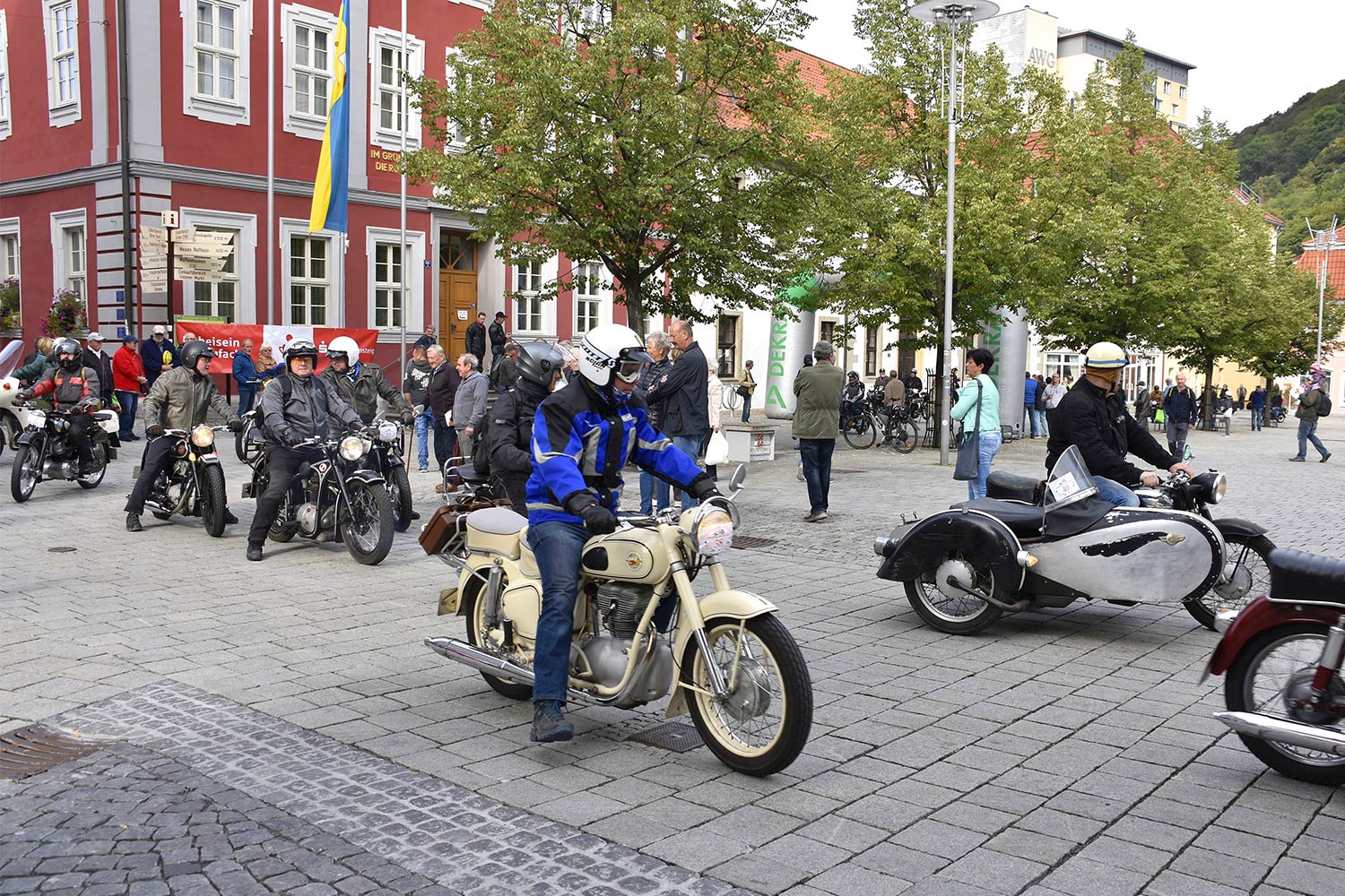 Motorrad-Oldtimerfahrt Suhl 07.09.2019 (Foto: Veronika Scheller)