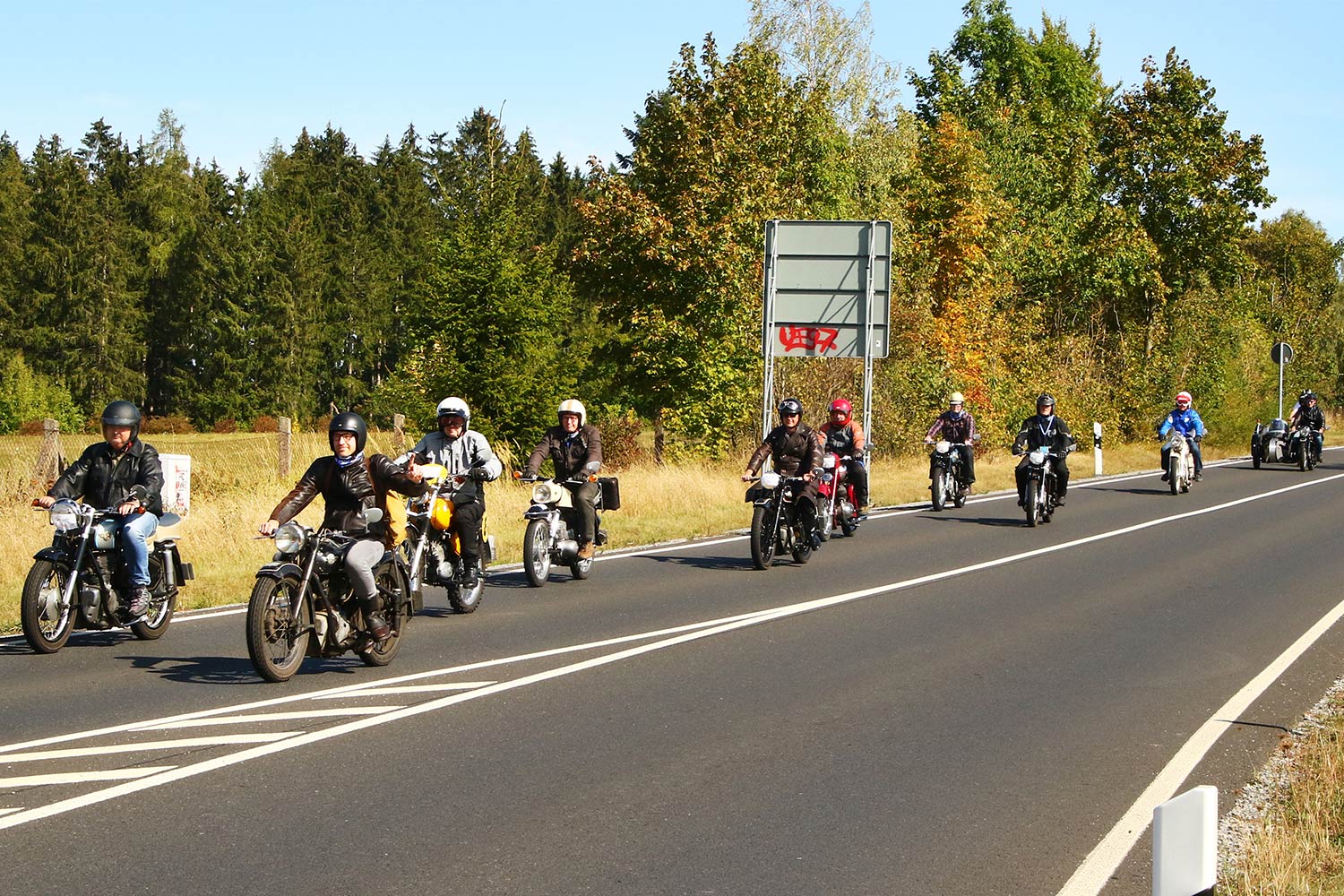 Motorrad-Oldtimerfahrt Suhl 19.09.2020 (Foto: Sigismund Gaßert)
