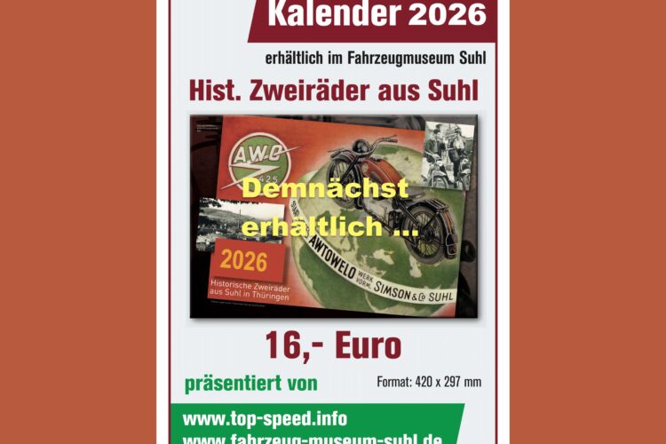 Coming soon,  der neue Kalender 2026