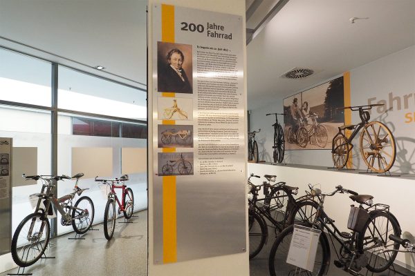 Fahrzeugmuseum Suhl: 200 Jahre Fahrrad (Foto: Manuela Hahnebach)