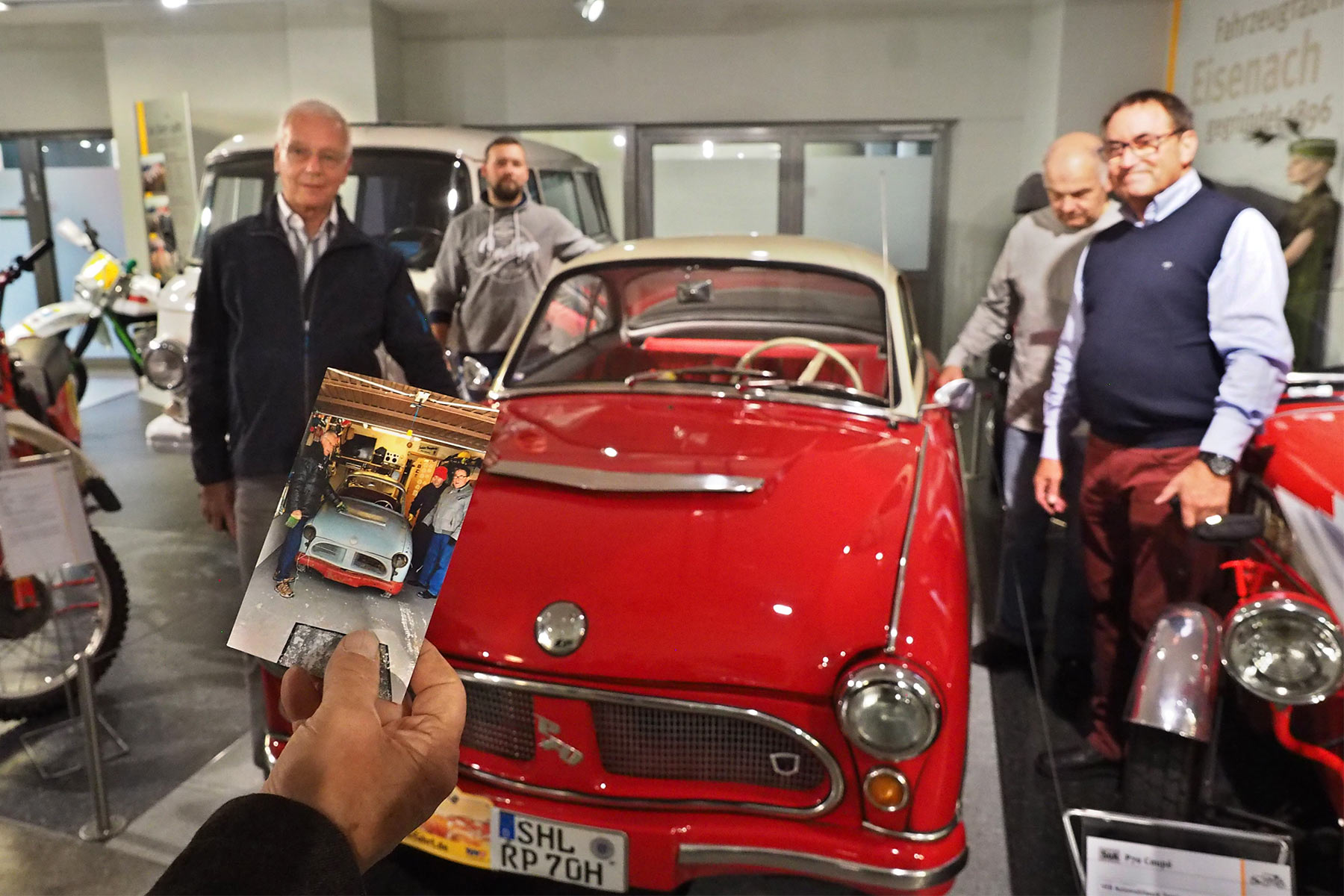 Fahrzeugmuseum Suhl: Familie Göbel präsentiert: AWZ P70 Coupé (Foto: Manuela Hahnebach)