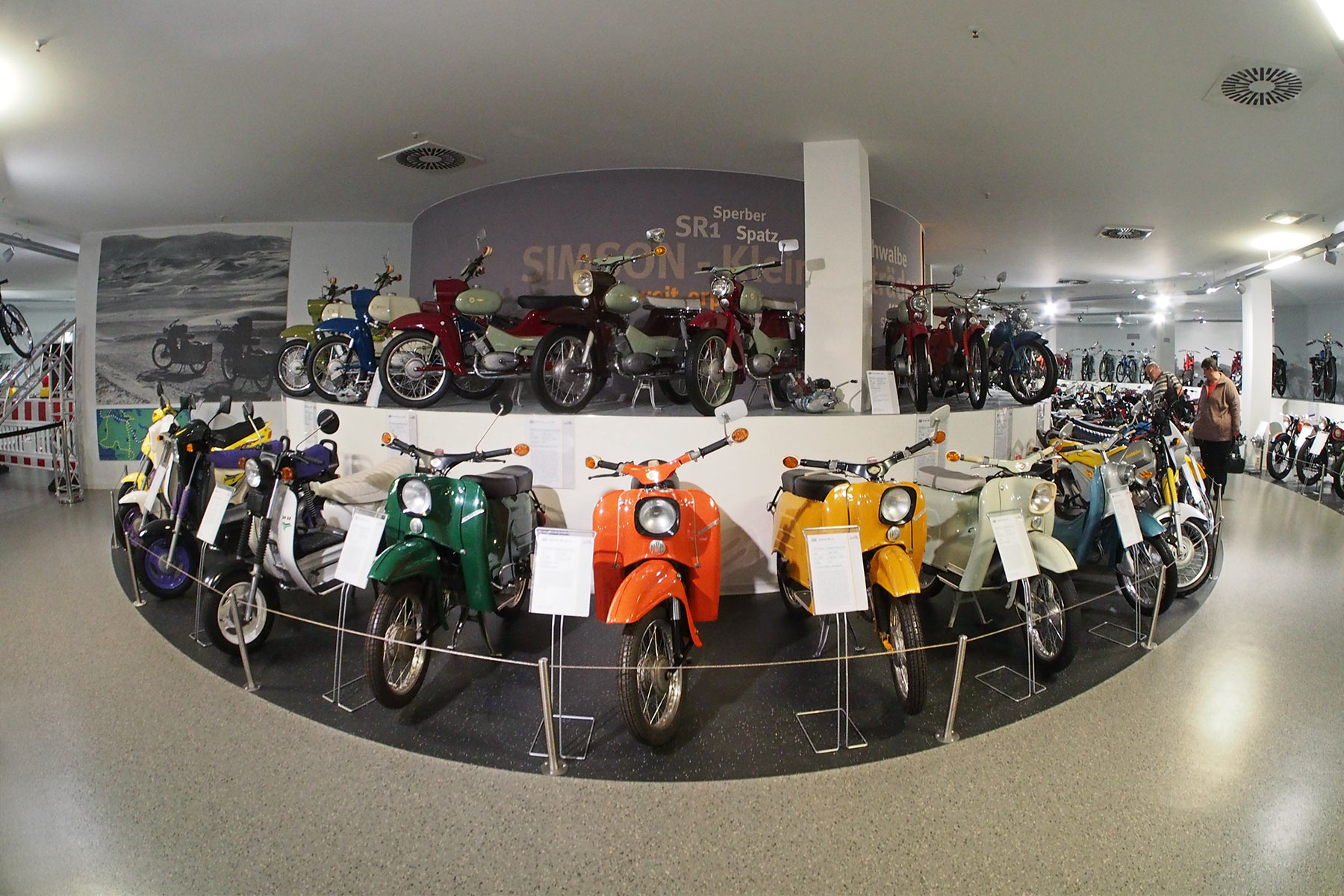 Fahrzeugmuseum Suhl: Simson Mopeds (Foto: Manuela Hahnebach)
