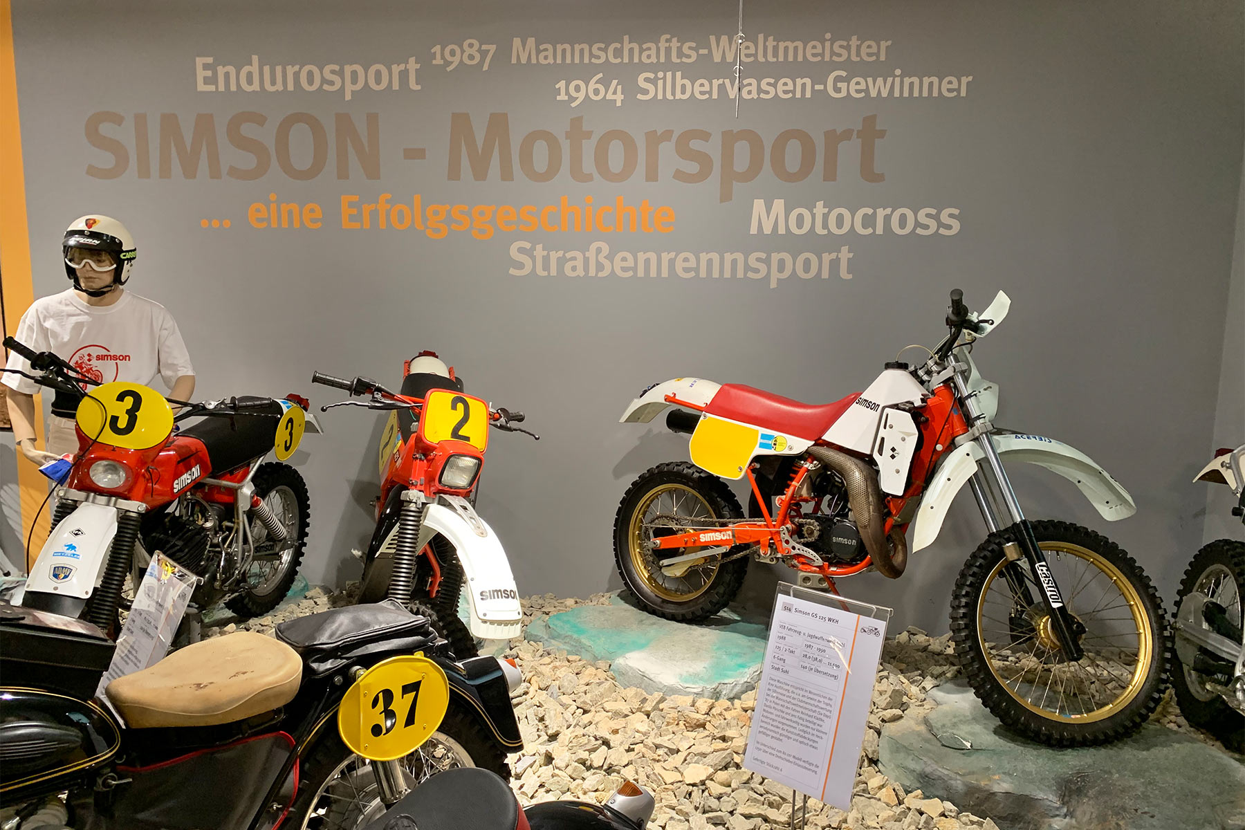 Fahrzeugmuseum Suhl: Simson Enduro-Motorsport (Foto: Andreas Kuhrt)