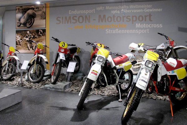 Fahrzeugmuseum Suhl: Simson-Motorsport (Foto: Manuela Hahnebach)