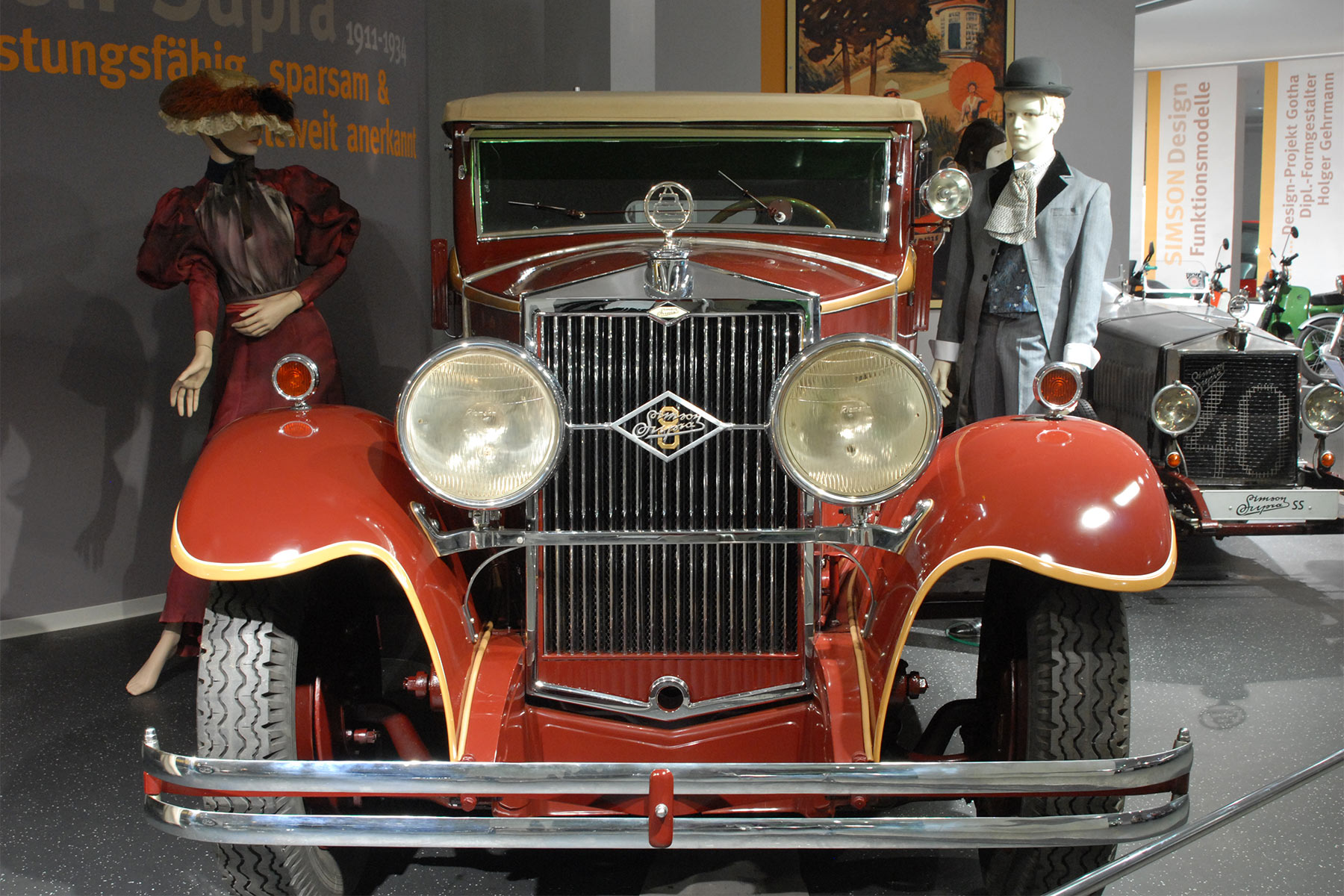 Fahrzeugmuseum Suhl: Simson Supra A (Foto: Manuela Hahnebach)