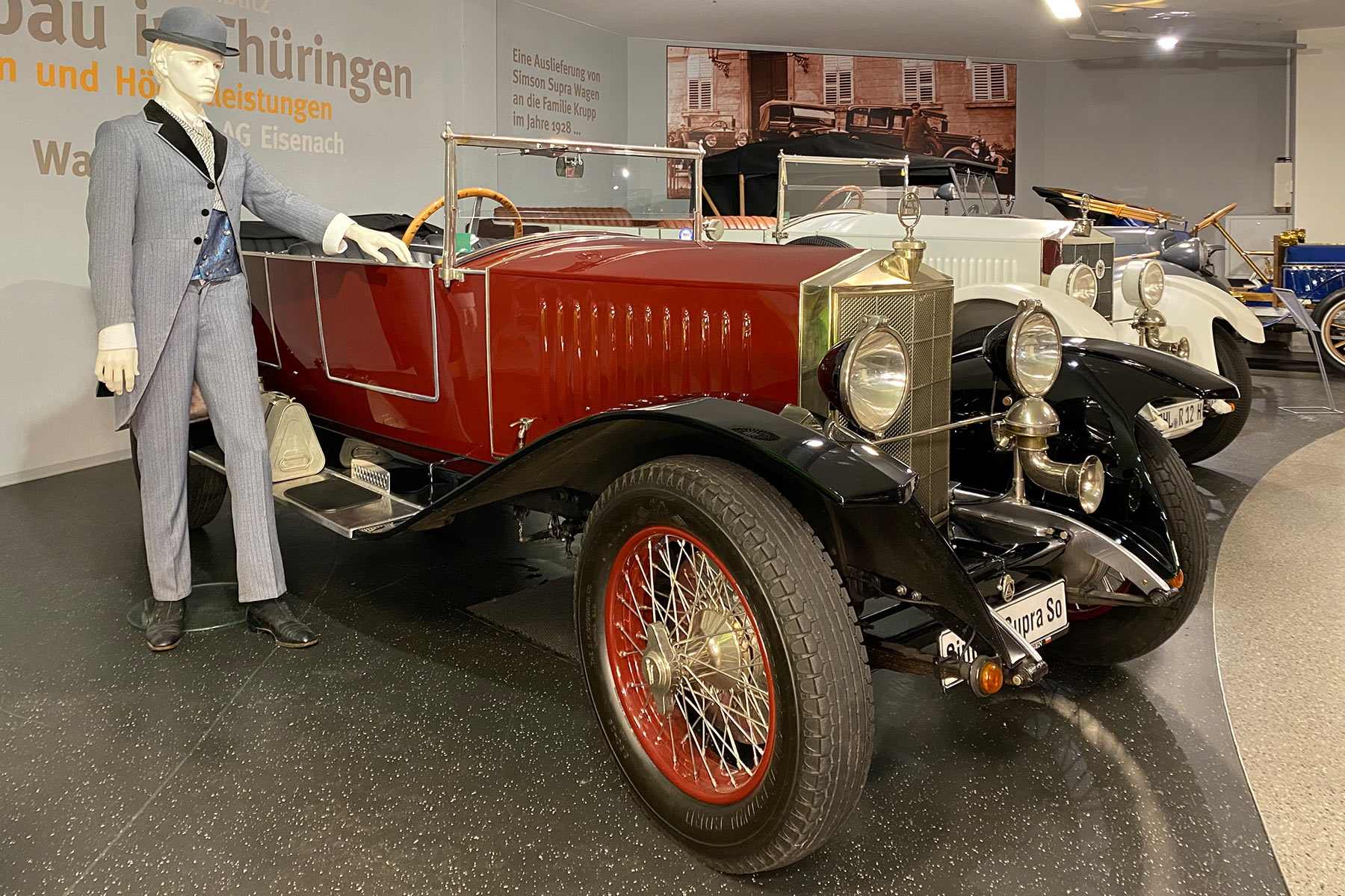 Fahrzeugmuseum Suhl: Simson Supra So (Foto: Manuela Hahnebach)