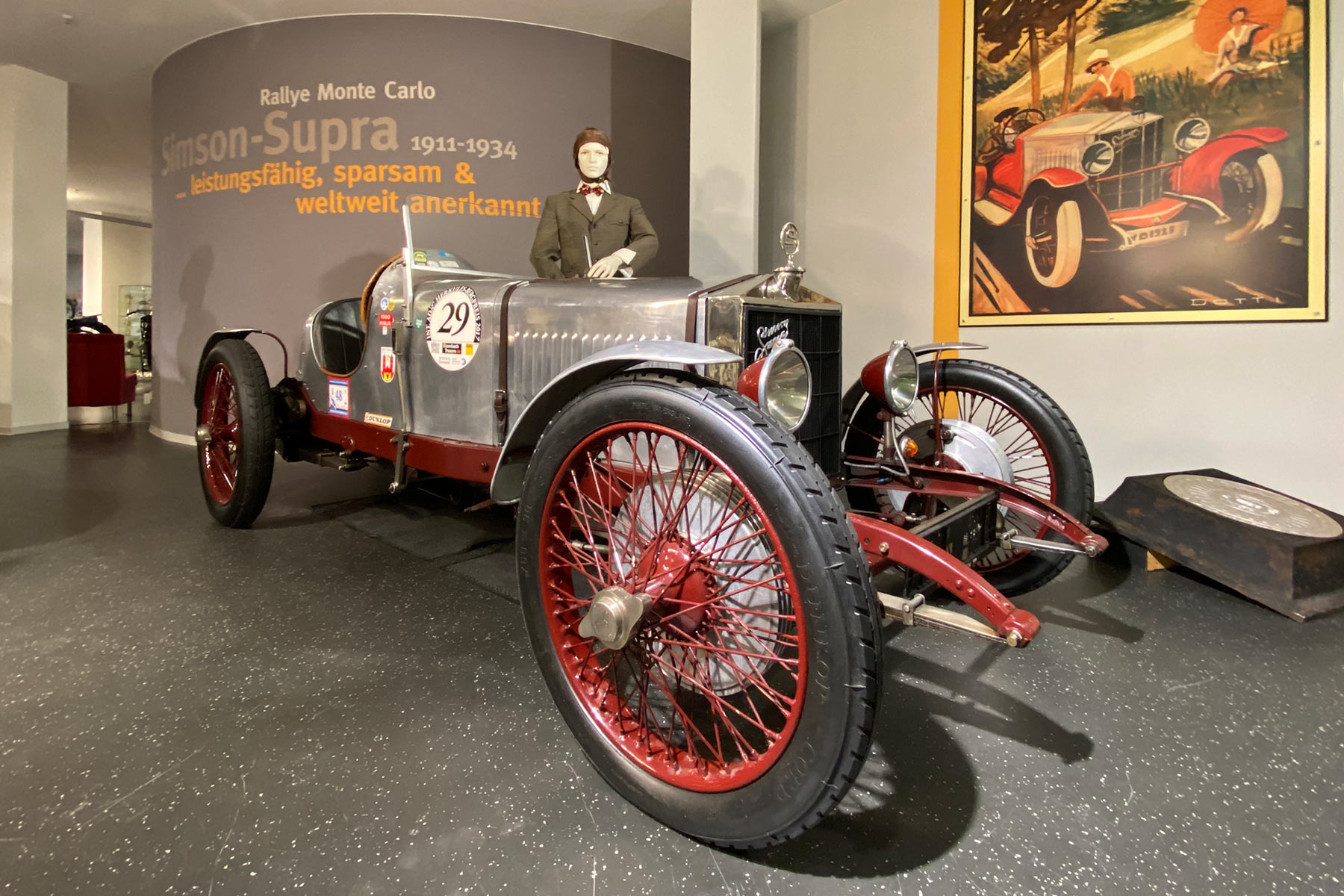 Fahrzeugmuseum Suhl: Simson Supra Ss (Foto: Manuela Hahnebach)