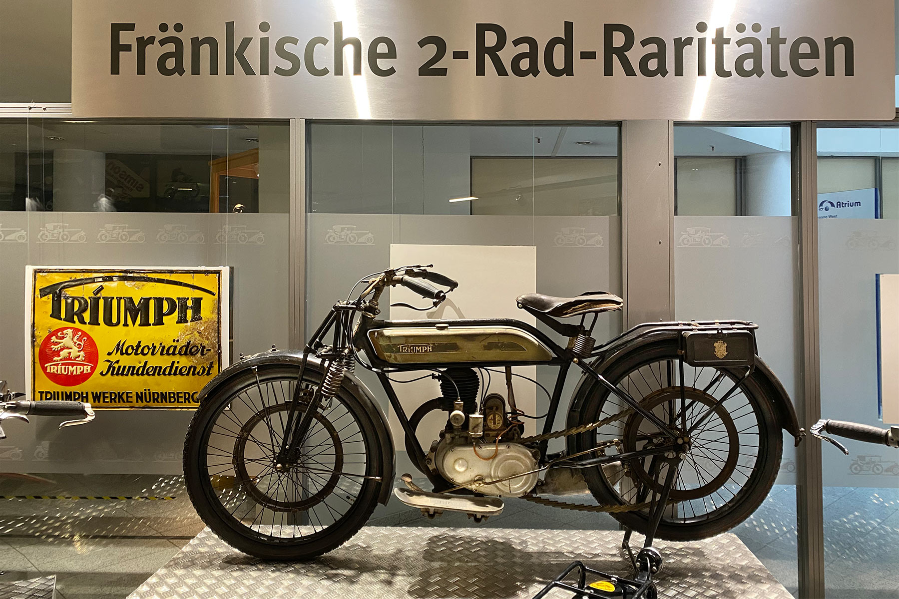 Fahrzeugmuseum Suhl: Triumph KK (Foto: Manuela Hahnebach)